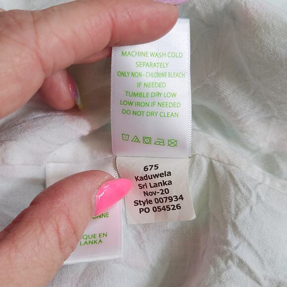 Lilly Pulitzer Women's Maryellen Off-the-shoulder Dress Resort White Size M - Picture 11 of 13